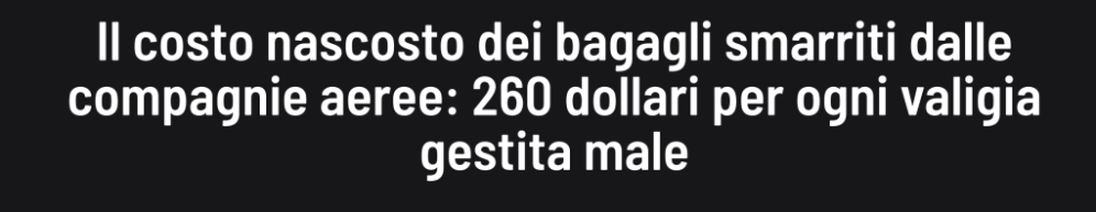 你碰到过行李箱丢失吗？去年欧洲机场行李遇问题超过1200万件，沦为头号重灾区！