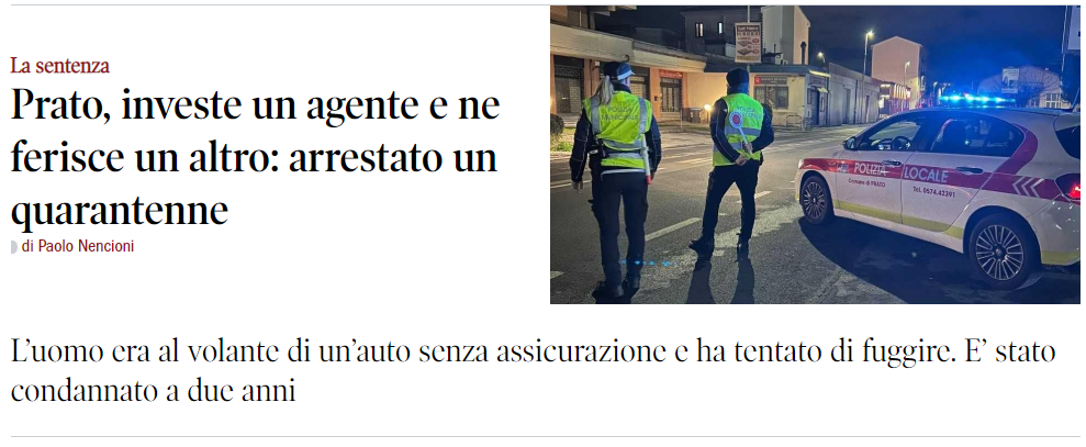 普拉托华人男子驾无保险车辆遇查逃逸，撞伤警员并殴打执法人员，被捕两天后获释