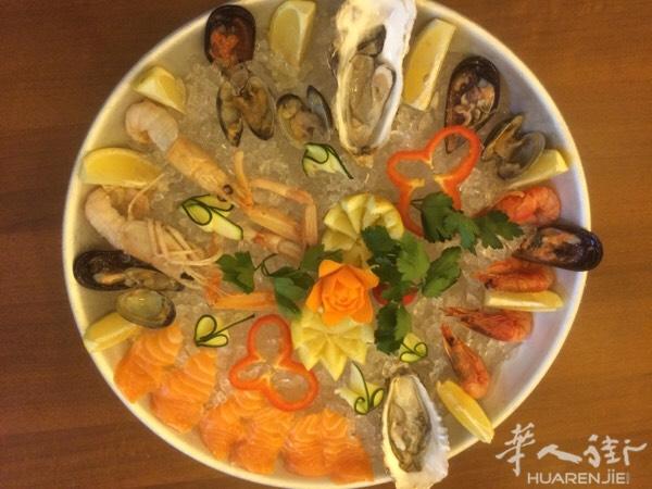 米兰市内OCEANO BLU 蓝的海洋餐馆海鲜大餐新开张优惠多多