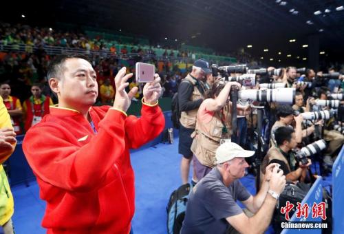 资料图:刘国梁。<a target='_blank' href='http://www.chinanews.com/'>中新社</a>记者 杜洋摄 刘国梁等名帅相继隐去 新奥运周期金牌项目怎么走?
